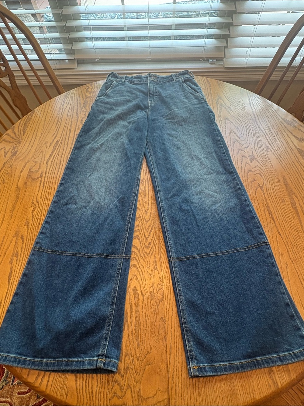 Pilcro Anthropologie high rise Wide Leg or flare jeans Size 30 30.5”inseam - Picture 2 of 13